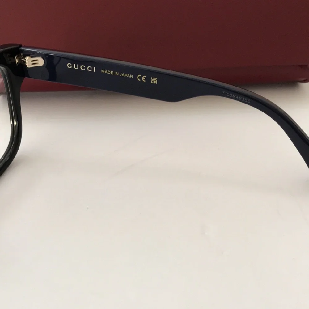Gucci GG1303O 006  Black Square Acetate Eyeglasses